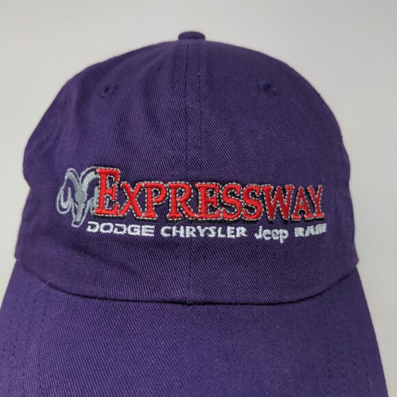Expressway Dodge, Chrysler, Jeep, Ram Slideback Hat Purple OSFM Embroidered - Picture 4 of 12